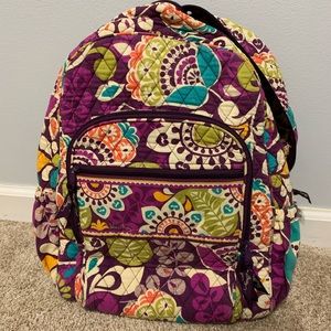 Vera Bradley “Plum Crazy” Campus Backpack